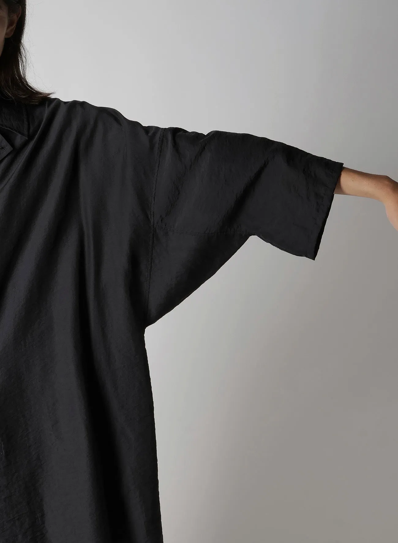 RY/ NY/ CU LAWN LONG CAPE JACKET sold by Yohji Yamamoto product image thumbnail 5