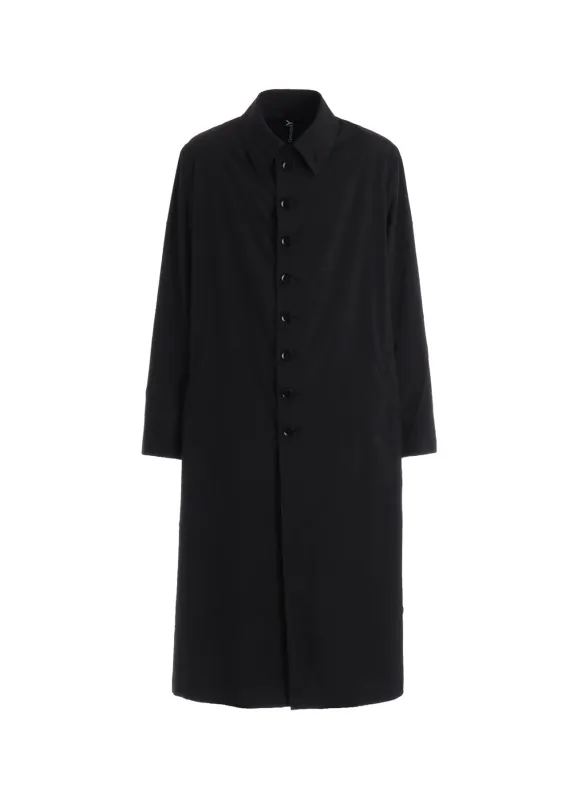 PE TAFFETA PLEATED DESIGN COAT made by Yohji Yamamoto