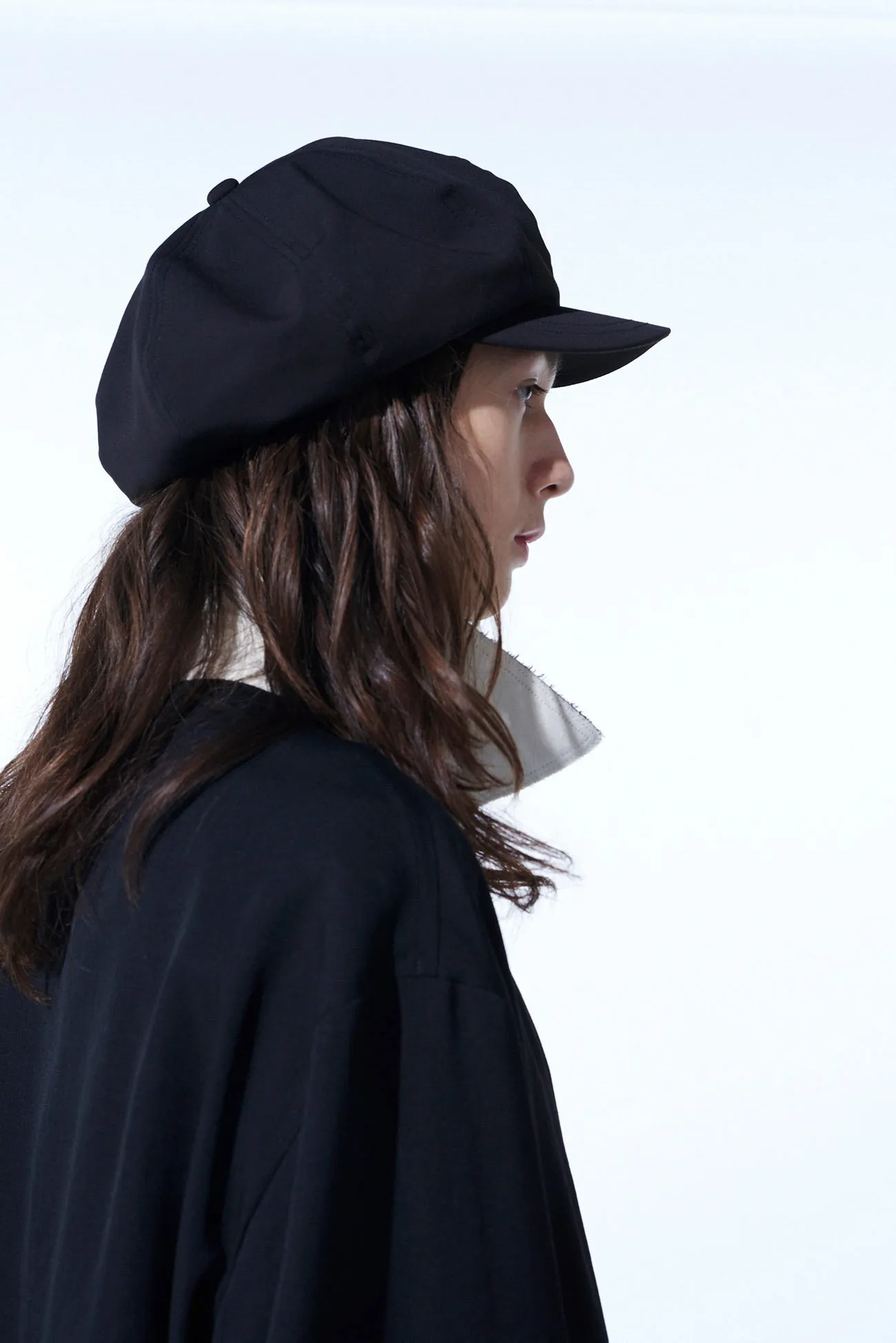 WASHER WOOL GABARDINE CASQUETTE sold by Yohji Yamamoto product image thumbnail 5