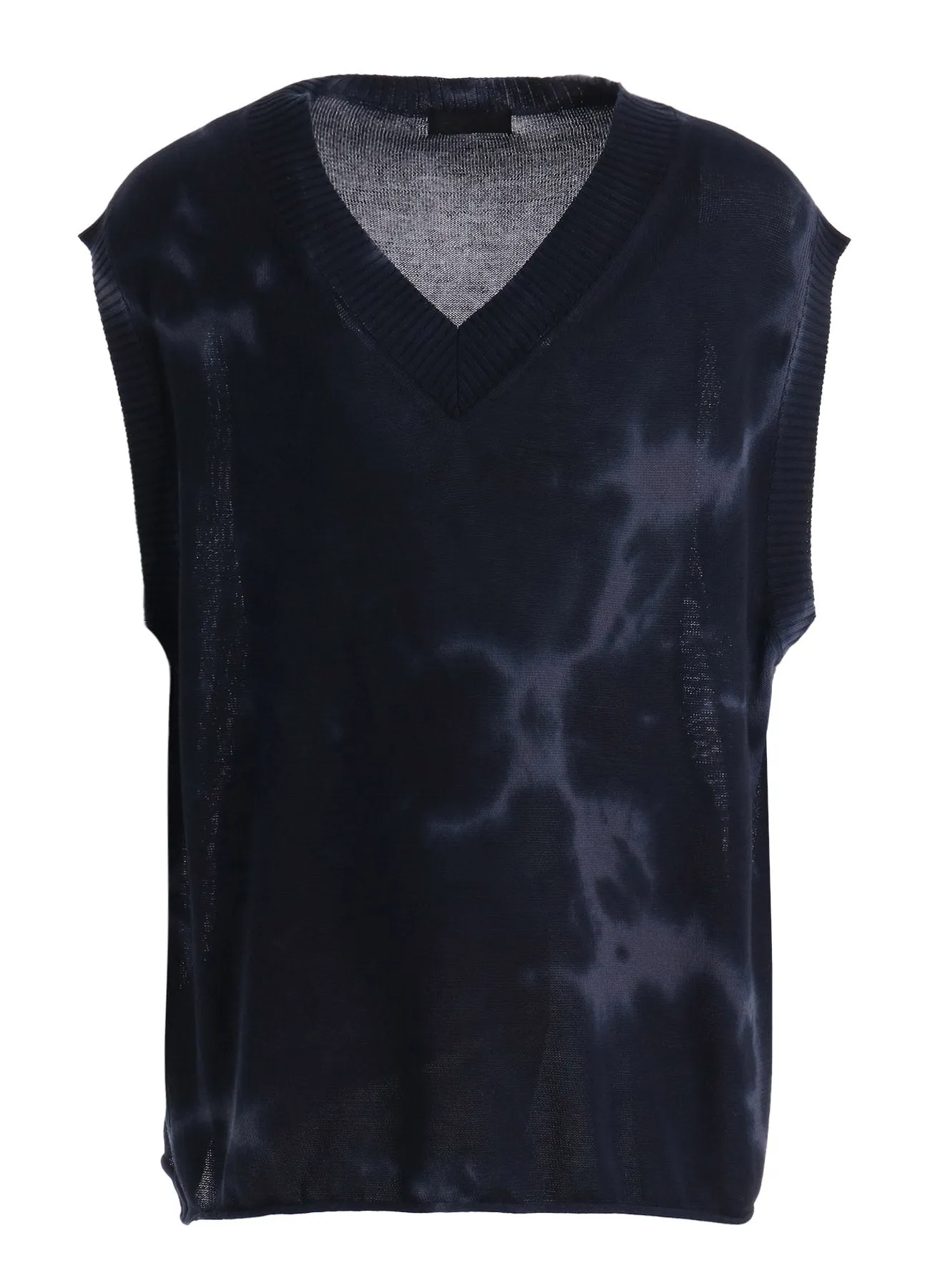 CHUSEN-DYED COMPACT TWIST VEST sold by Yohji Yamamoto product image thumbnail 2