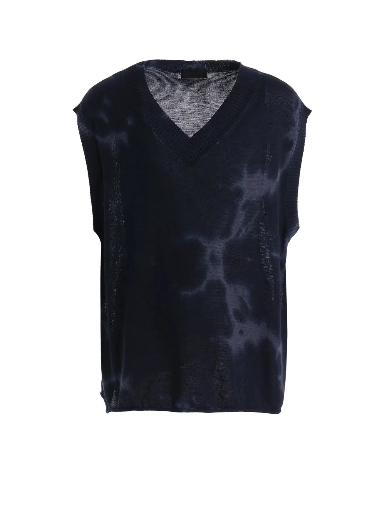 CHUSEN-DYED COMPACT TWIST VEST sold by Yohji Yamamoto