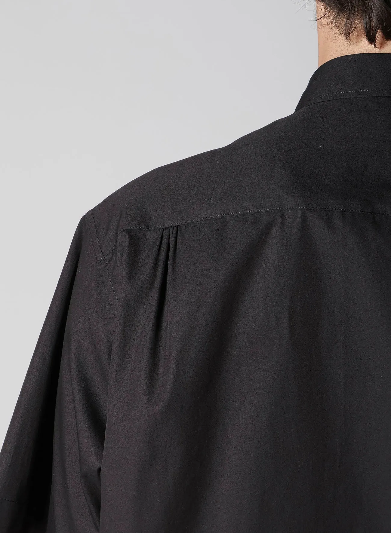 100/2 BROAD SHORT SLEEVE SHIRT WITH MANY BUTTONS sold by Yohji Yamamoto product image thumbnail 4