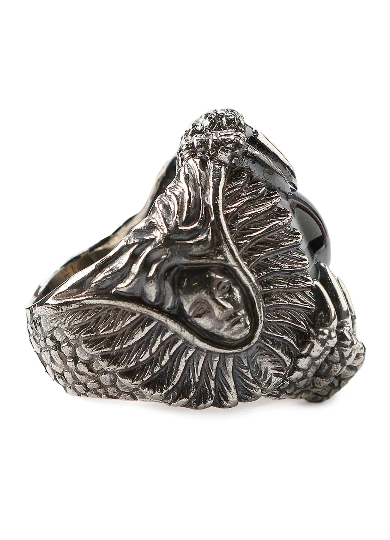SILVER 950 NAKED EYE RING sold by Yohji Yamamoto product image thumbnail 5