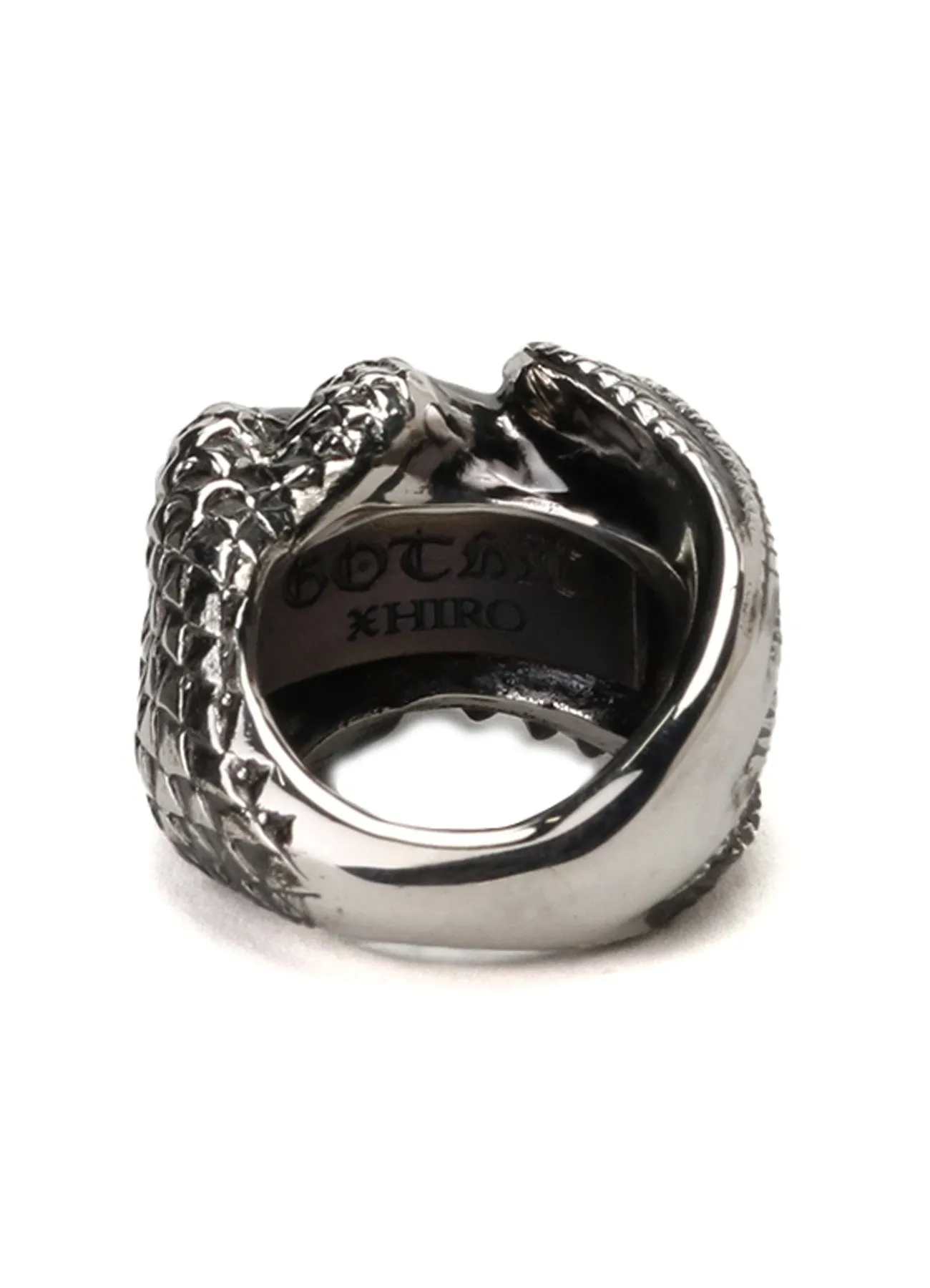 SILVER 950 DRAGON CLAW FEATHER RING sold by Yohji Yamamoto product image thumbnail 3