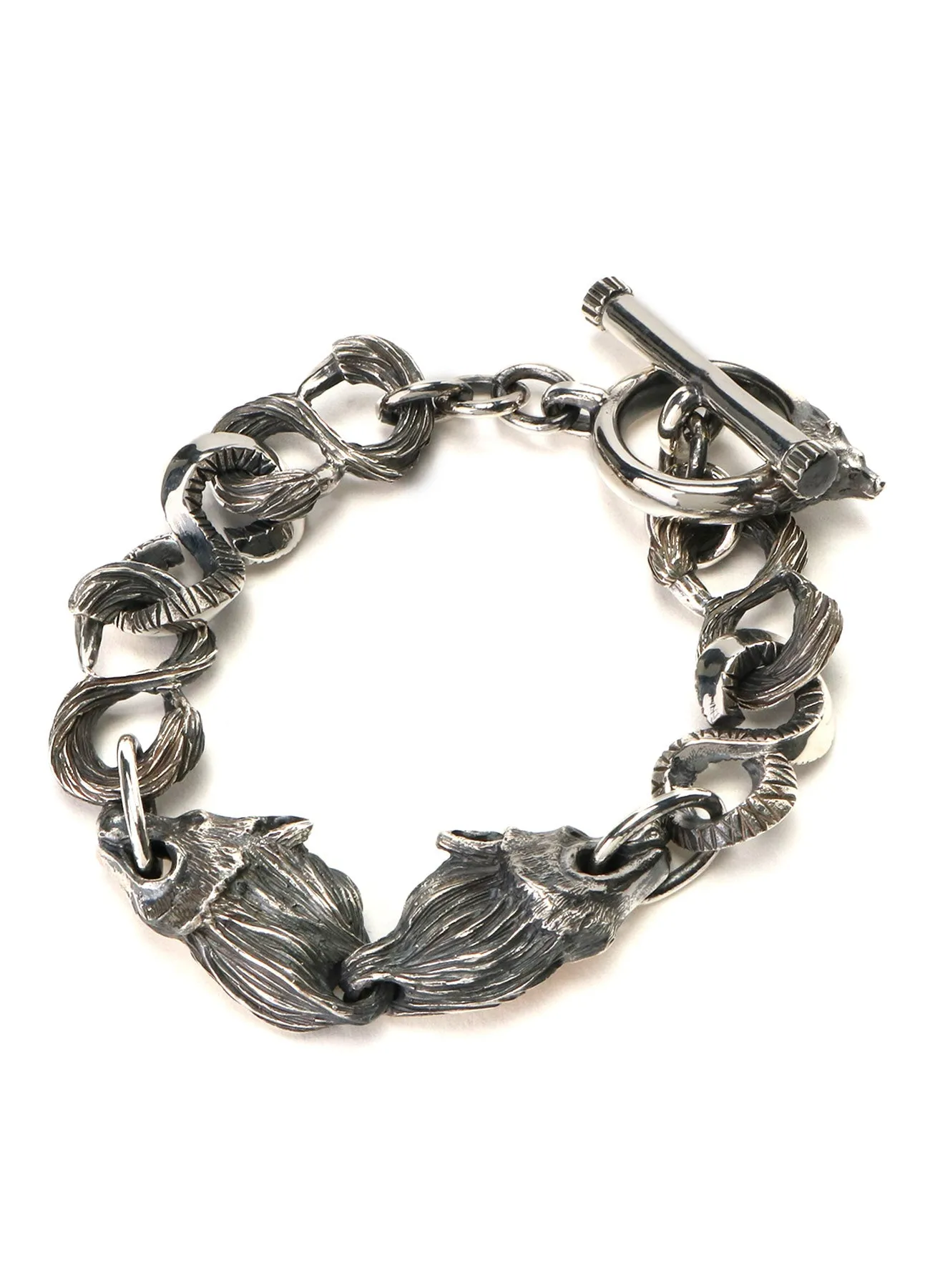 SILVER 950 WOLF BRACELET sold by Yohji Yamamoto product image thumbnail 2