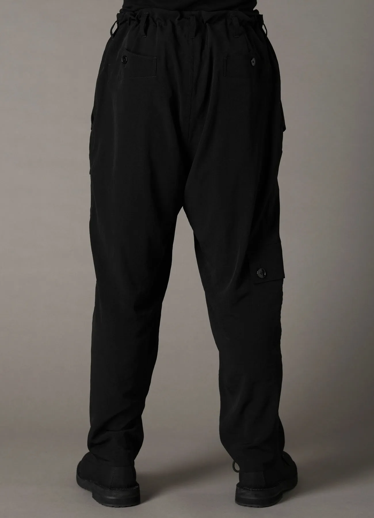 CREPE de CHINE POCKET SLIM PANTS sold by Yohji Yamamoto product image thumbnail 4