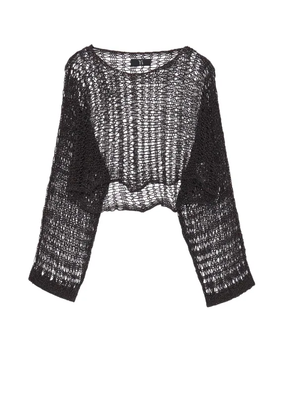 FISHERMAN'S KNIT LONG SLEEVE PULLOVER made by Yohji Yamamoto