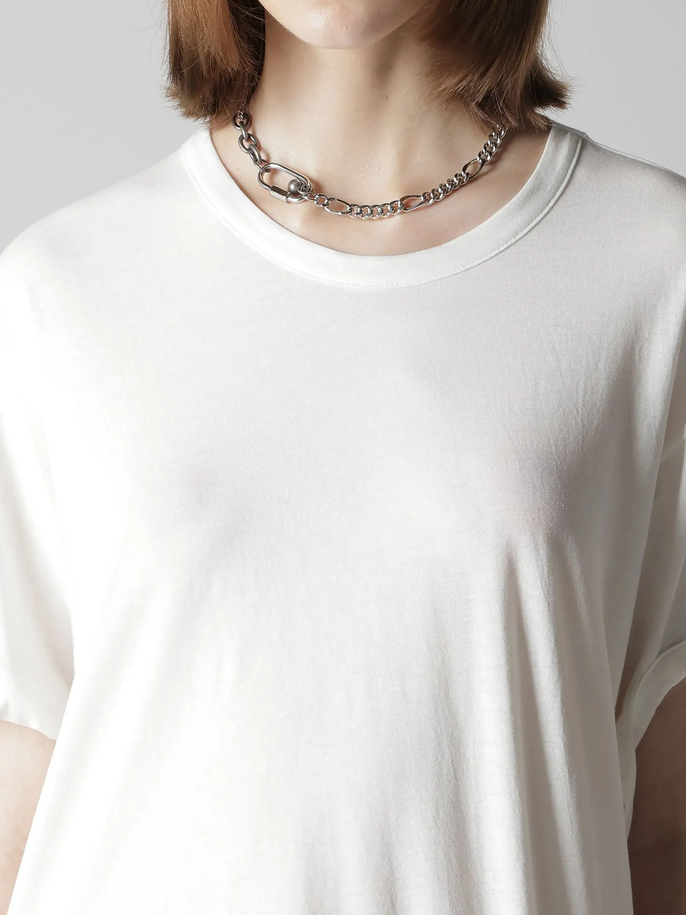 HARD-TWISTED JERSEY HOLLOW TEE A sold by Yohji Yamamoto product image thumbnail 3