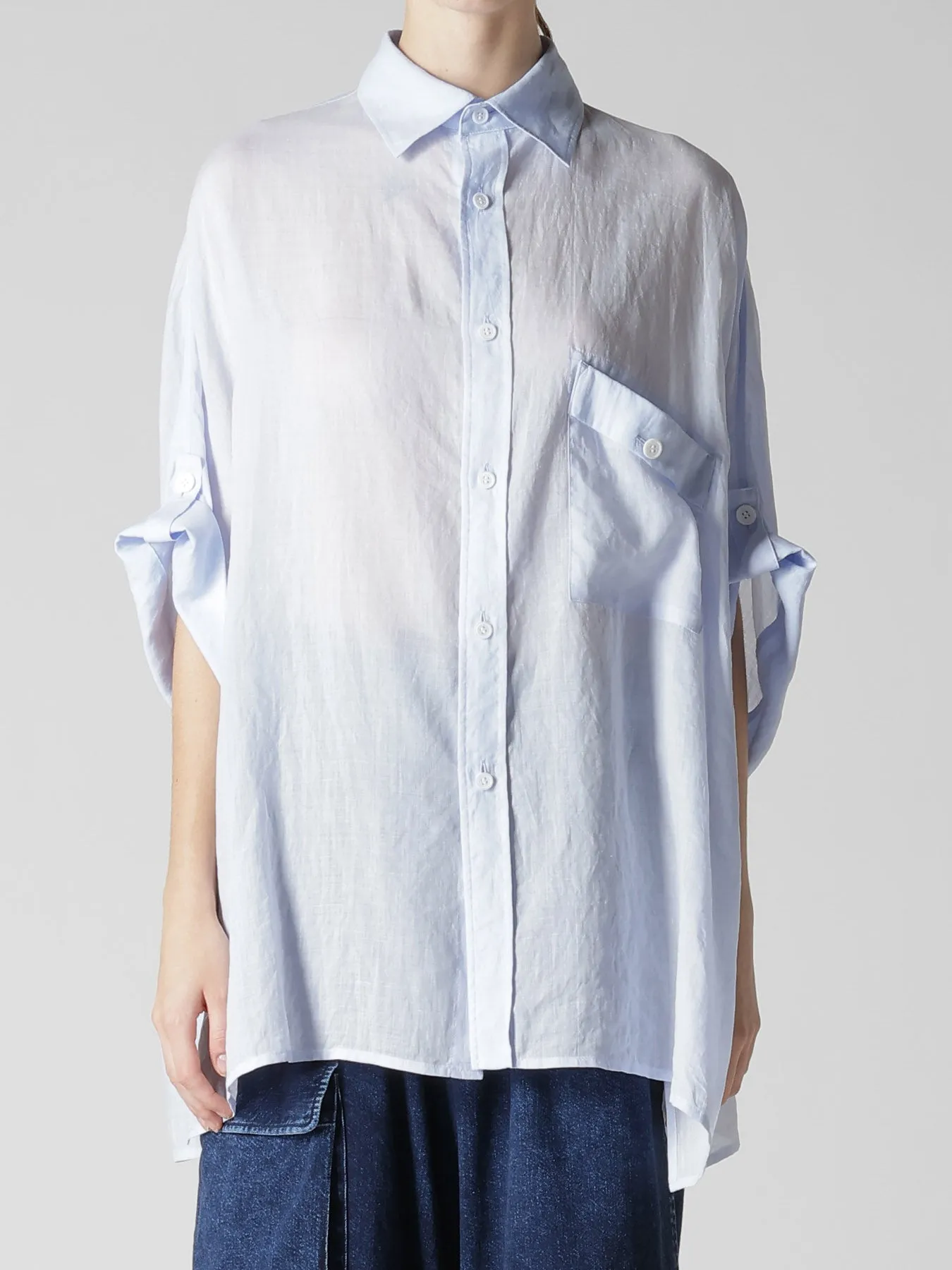 RAMIE DOLMAN SLEEVE SHIRT sold by Yohji Yamamoto product image thumbnail 2