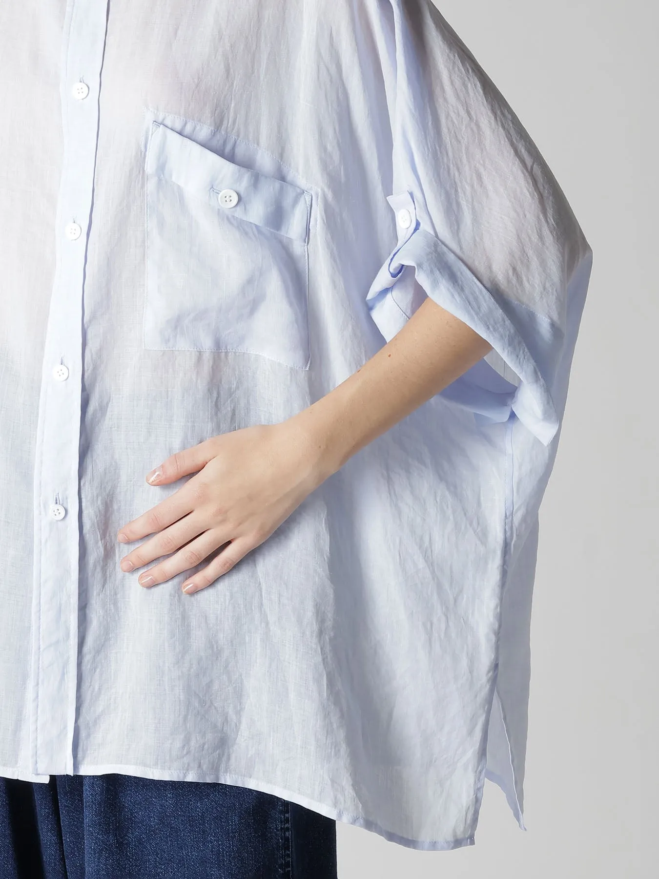 RAMIE DOLMAN SLEEVE SHIRT sold by Yohji Yamamoto product image thumbnail 3