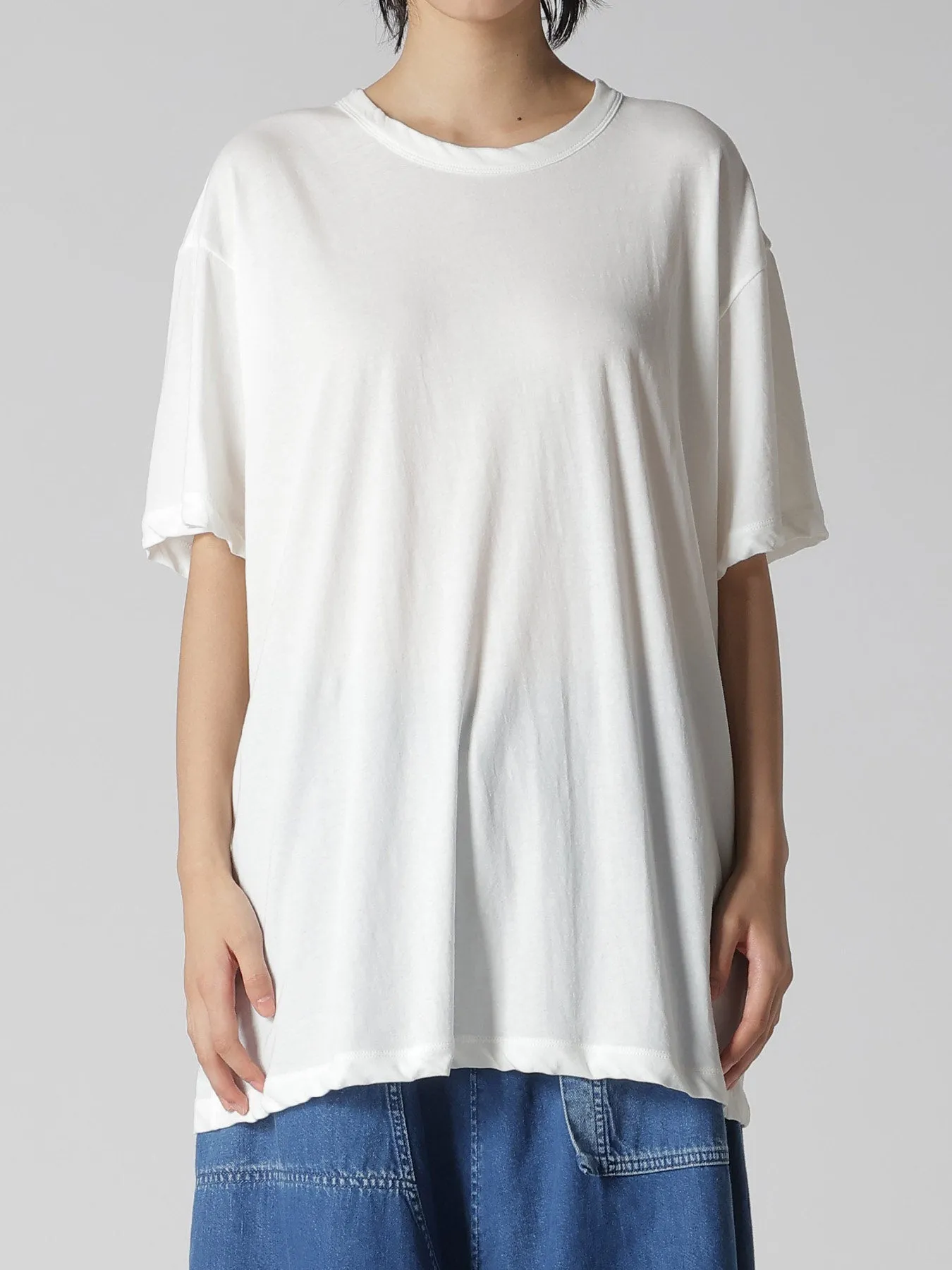 HARD-TWISTED JERSEY BIG TEE sold by Yohji Yamamoto product image thumbnail 2