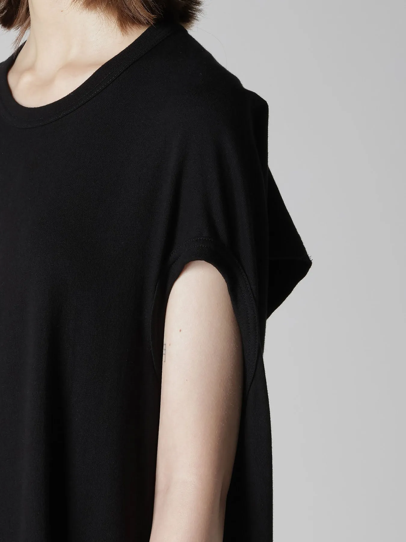 JERSEY UNBALANCE LINE DRESS sold by Yohji Yamamoto product image thumbnail 5