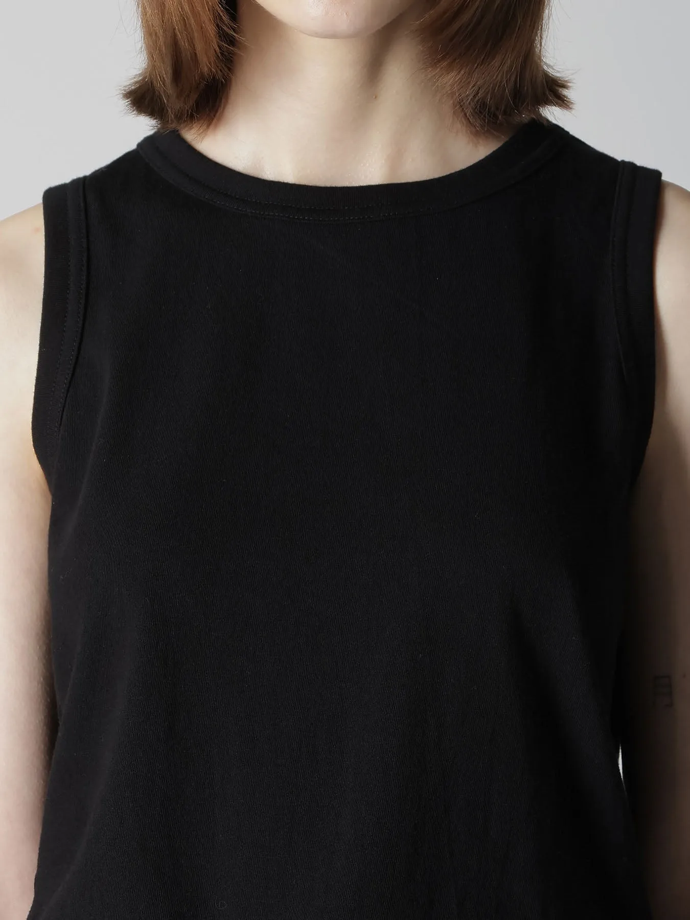 JERSEY BACK LINE SLEEVELESS TEE sold by Yohji Yamamoto product image thumbnail 3