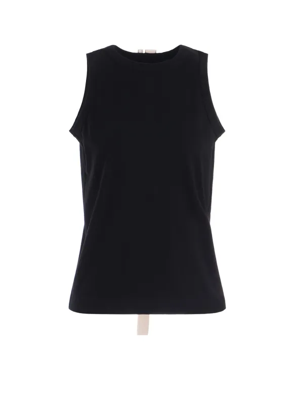 JERSEY BACK LINE SLEEVELESS TEE made by Yohji Yamamoto