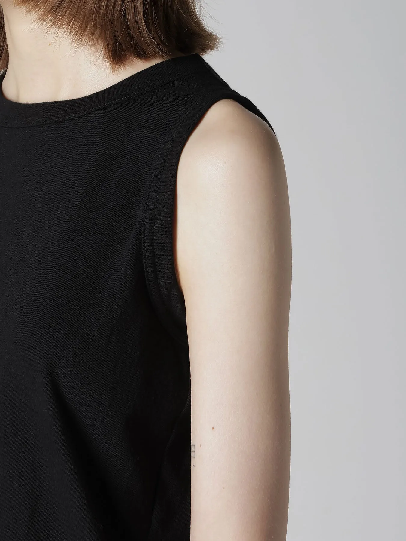 JERSEY BACK LINE SLEEVELESS TEE sold by Yohji Yamamoto product image thumbnail 5