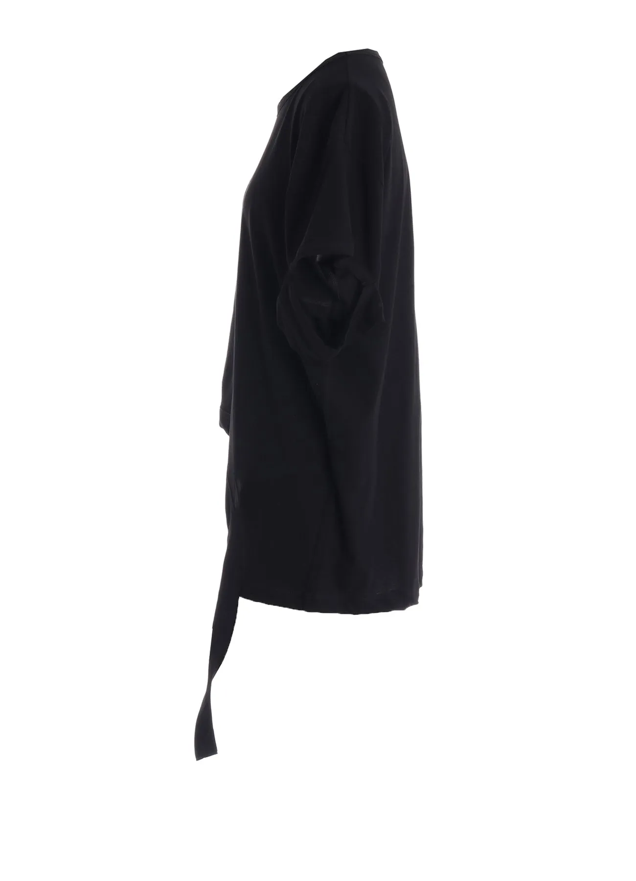 HARD-TWISTED JERSEY HOLLOW TEE A sold by Yohji Yamamoto product image thumbnail 3