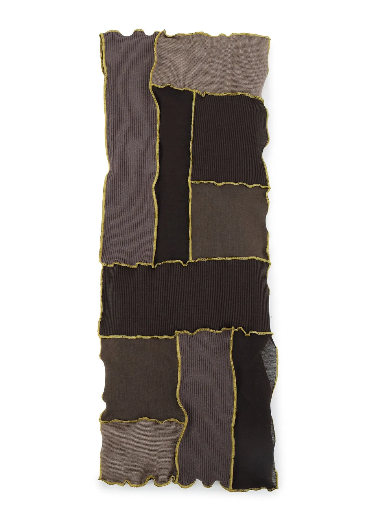 PATCHWORK PANELED SCARF sold by Yohji Yamamoto product image thumbnail 4