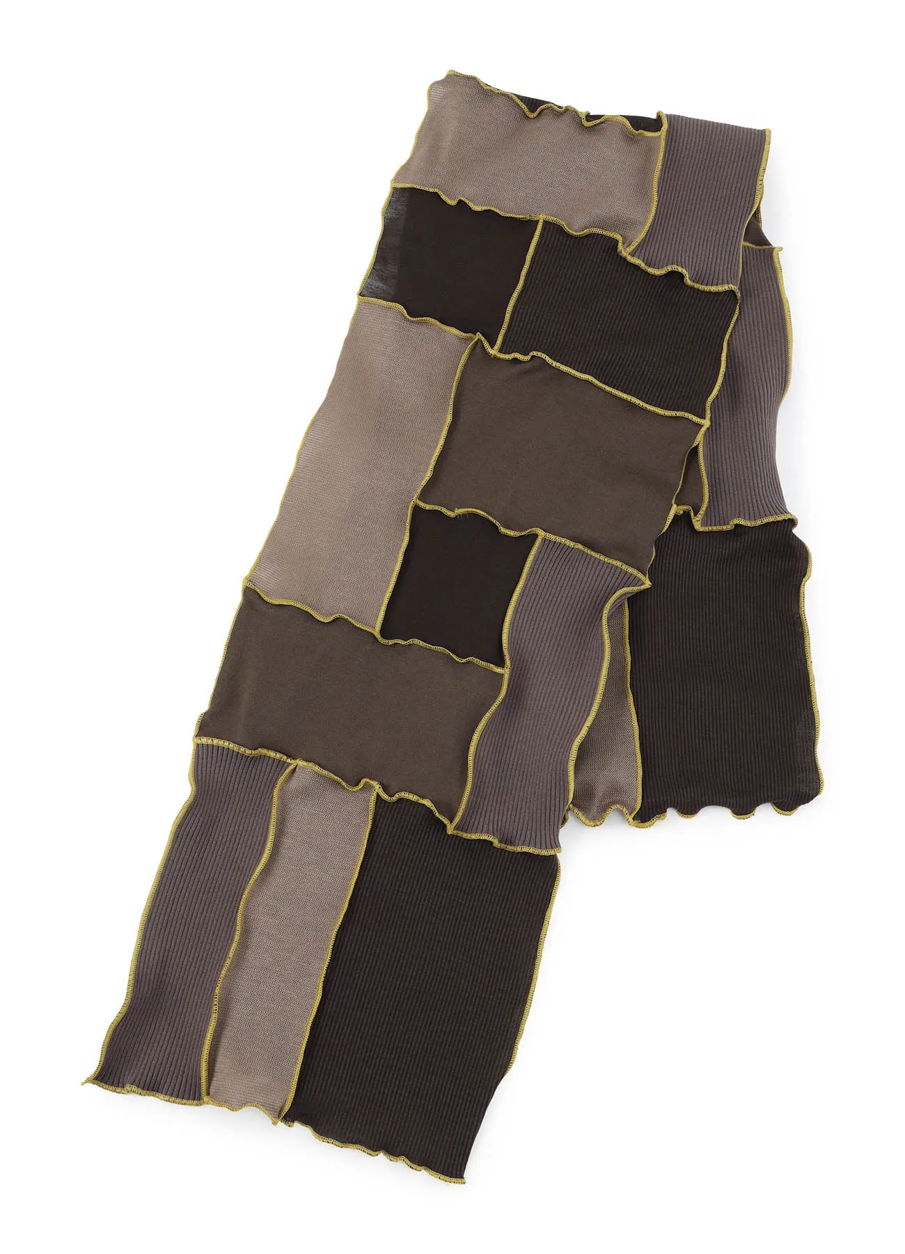 PATCHWORK PANELED SCARF sold by Yohji Yamamoto product image thumbnail 3