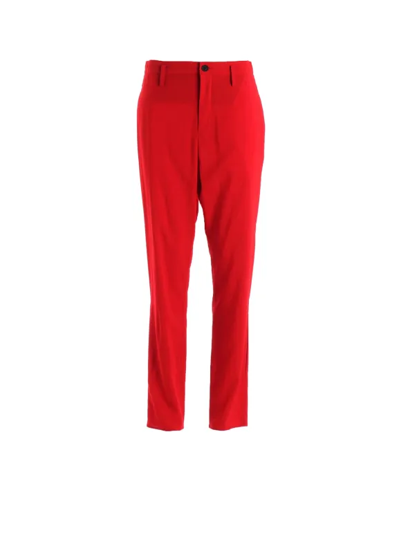 RY/ WRINKLED LAWN SLIT SLIM PANTS made by Yohji Yamamoto