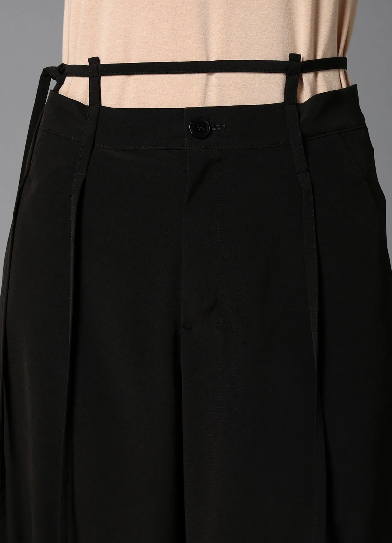 TA/PE DECHINE HANGING STRAP PANTS sold by Yohji Yamamoto product image thumbnail 4