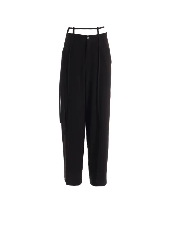 TA/PE DECHINE HANGING STRAP PANTS made by Yohji Yamamoto
