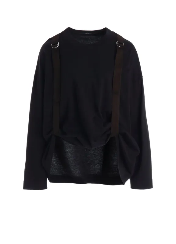 40/2 COTTON JERSEY TAPE T-SHIRT  made by Yohji Yamamoto