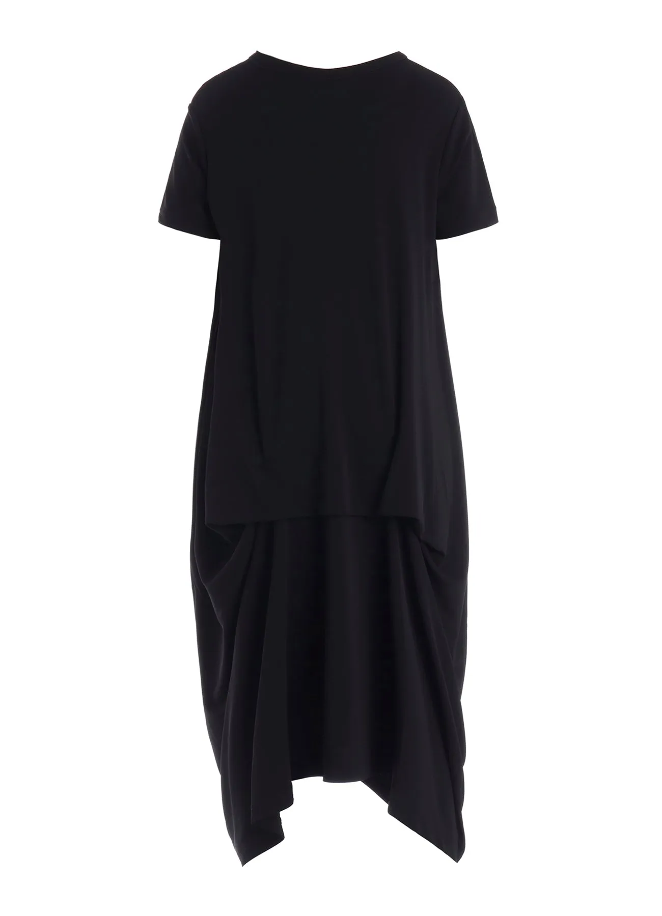 HIGH TWIST SMOOTH RAYON SHORT SLEEVE TUCK DRESS sold by Yohji Yamamoto product image thumbnail 4