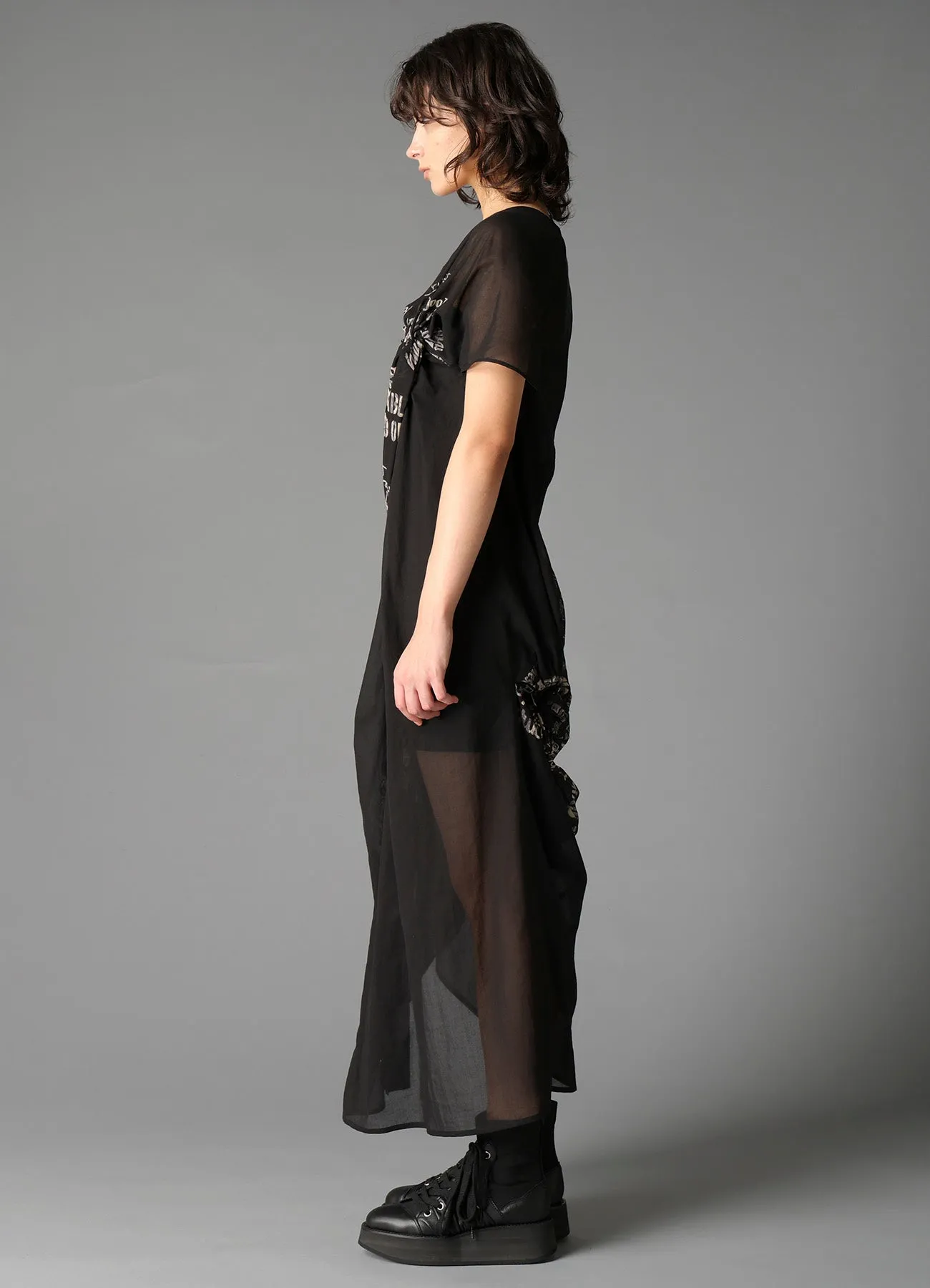 MESSAGES PT TWISTED DRESS B sold by Yohji Yamamoto product image thumbnail 3