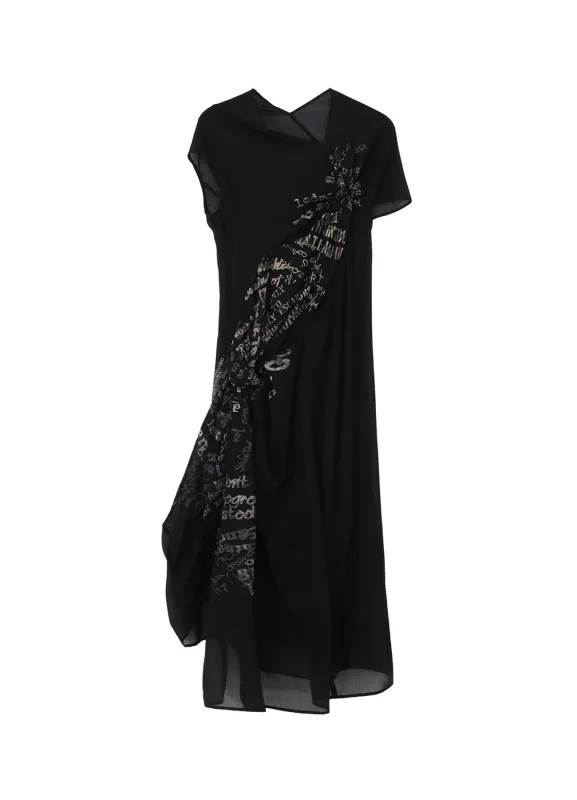 MESSAGES PT TWISTED DRESS B made by Yohji Yamamoto