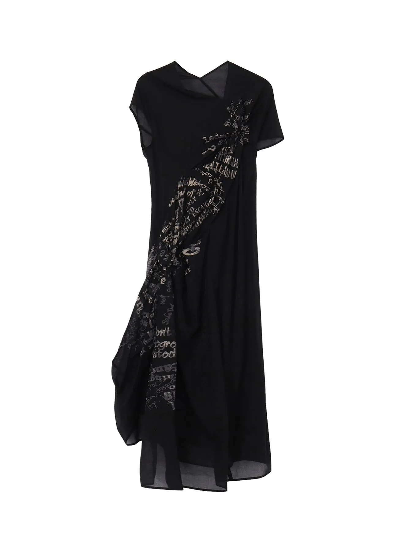 MESSAGES PT TWISTED DRESS B sold by Yohji Yamamoto