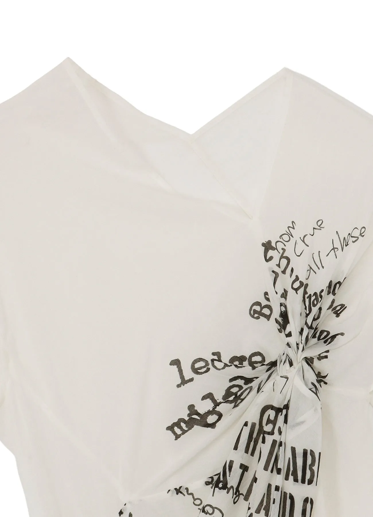 MESSEAGES PT TWISTED DRESS B sold by Yohji Yamamoto product image thumbnail 4