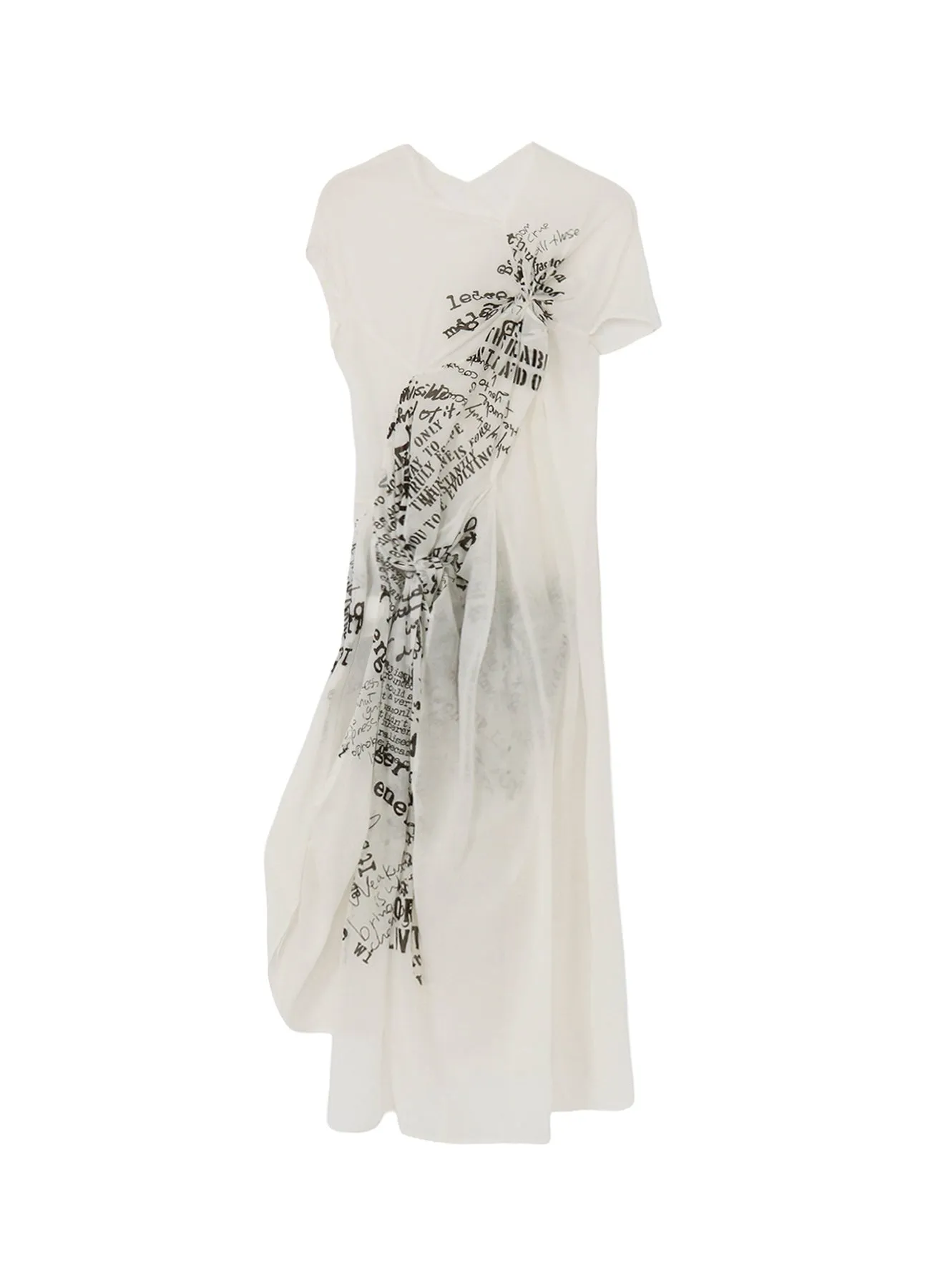 MESSEAGES PT TWISTED DRESS B sold by Yohji Yamamoto