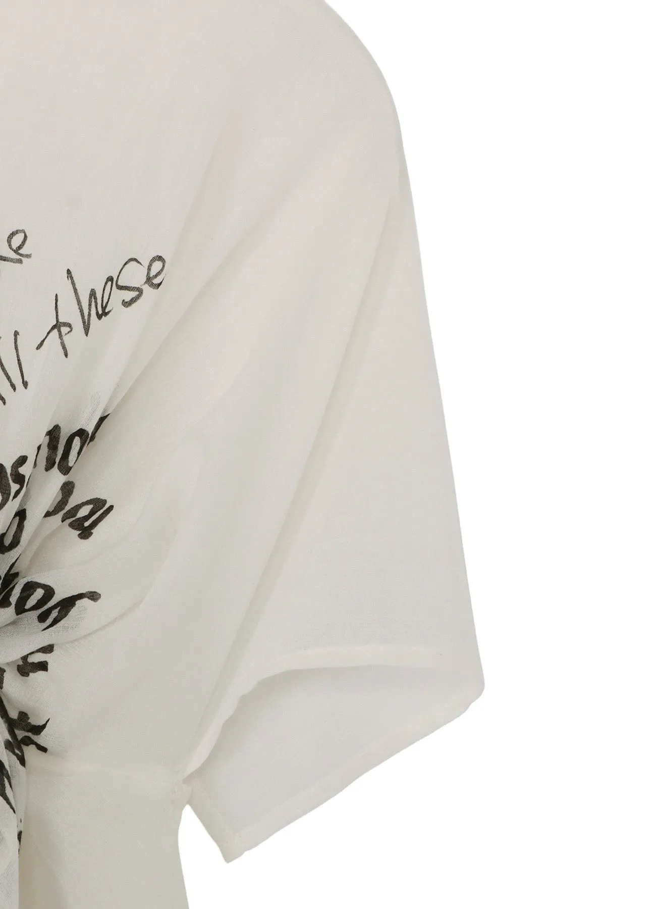 MESSEAGES PT TWISTED DRESS B sold by Yohji Yamamoto product image thumbnail 5