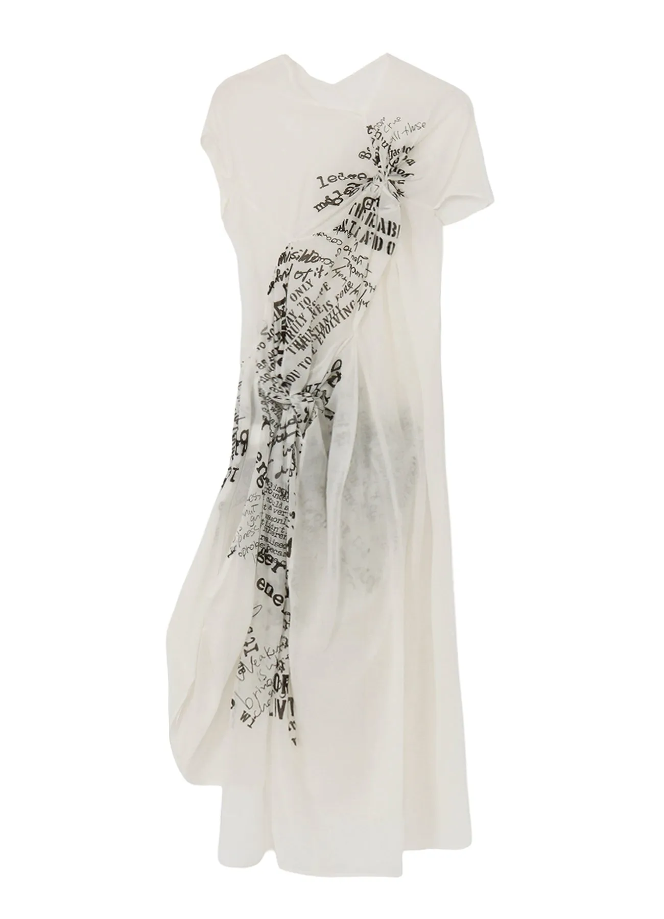 MESSEAGES PT TWISTED DRESS B sold by Yohji Yamamoto product image thumbnail 2