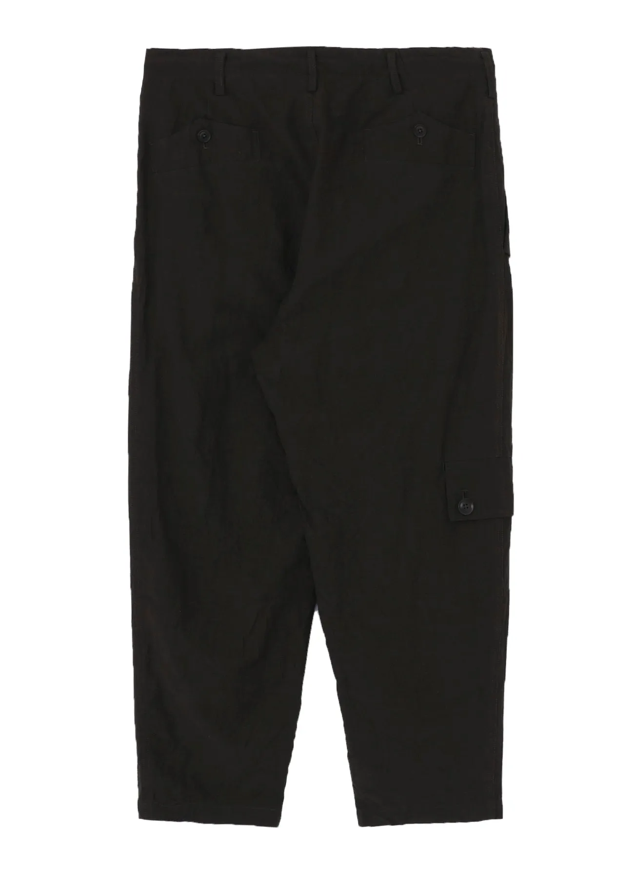 COTTON WOOL FLAX BROAD POCKET SLIM PANTS sold by Yohji Yamamoto product image thumbnail 3