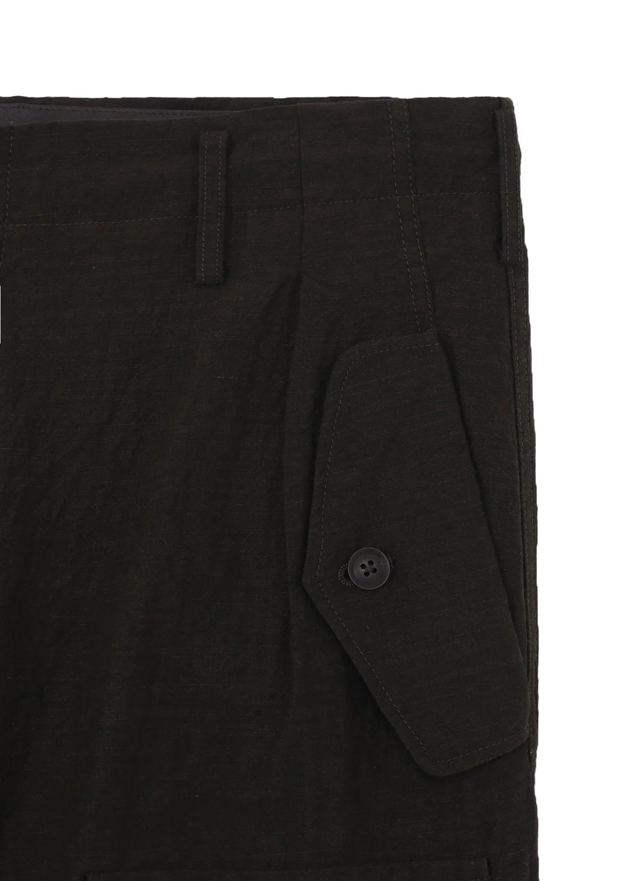 COTTON WOOL FLAX BROAD POCKET SLIM PANTS sold by Yohji Yamamoto product image thumbnail 4
