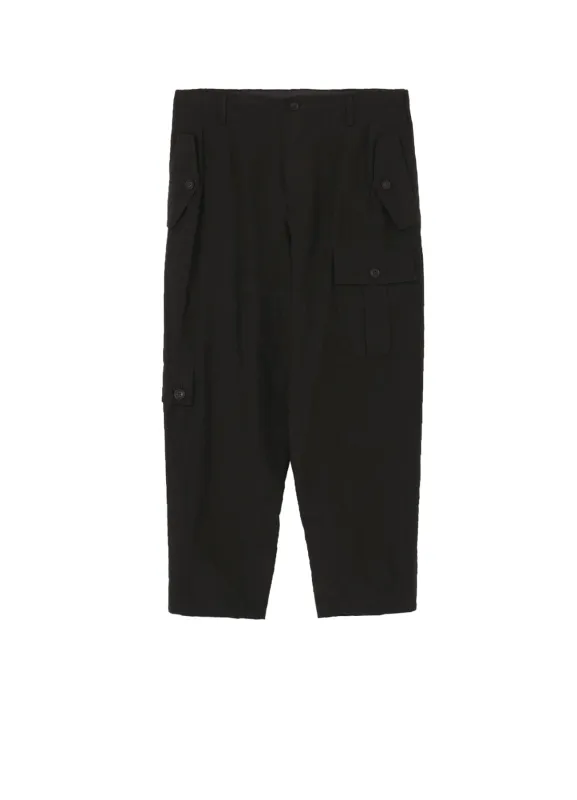 COTTON WOOL FLAX BROAD POCKET SLIM PANTS made by Yohji Yamamoto
