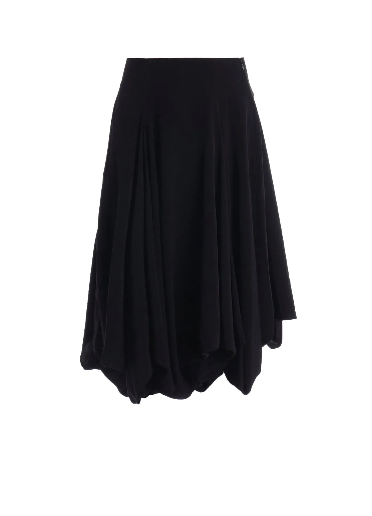 Ta/Pe CREPE DE CHINE PANEL BALLOON SKIRT sold by Yohji Yamamoto