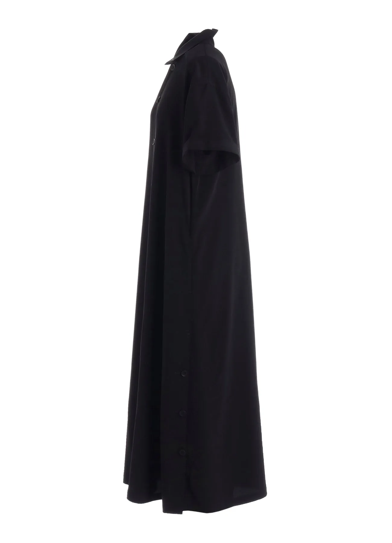 Ta/Pe CREPE DE CHINE LONG DRESS sold by Yohji Yamamoto product image thumbnail 3