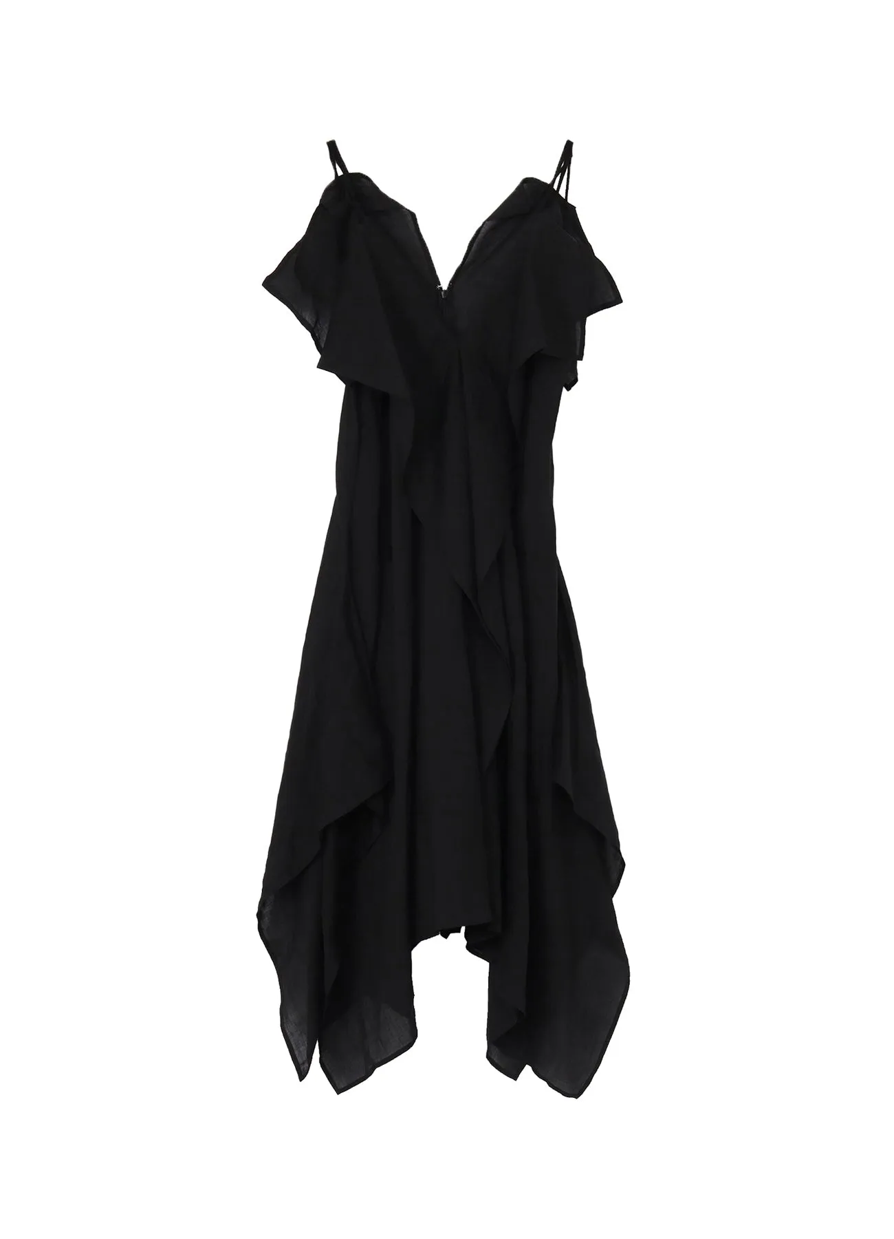 Ra LAWN SHOULDER S DRAPED DRESS sold by Yohji Yamamoto