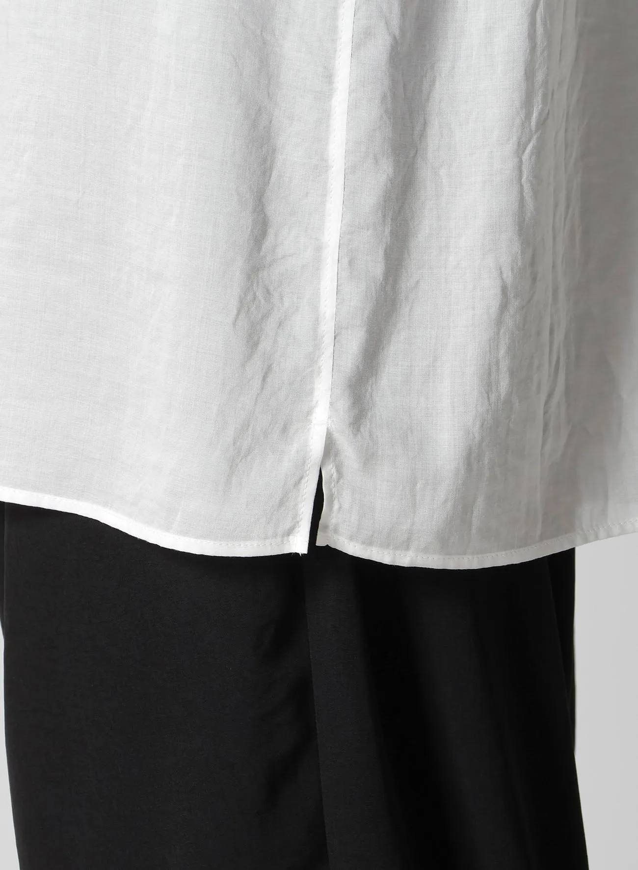 CELLULOSE LAWN DOUBLE COLLAR BLOUSE sold by Yohji Yamamoto product image thumbnail 5