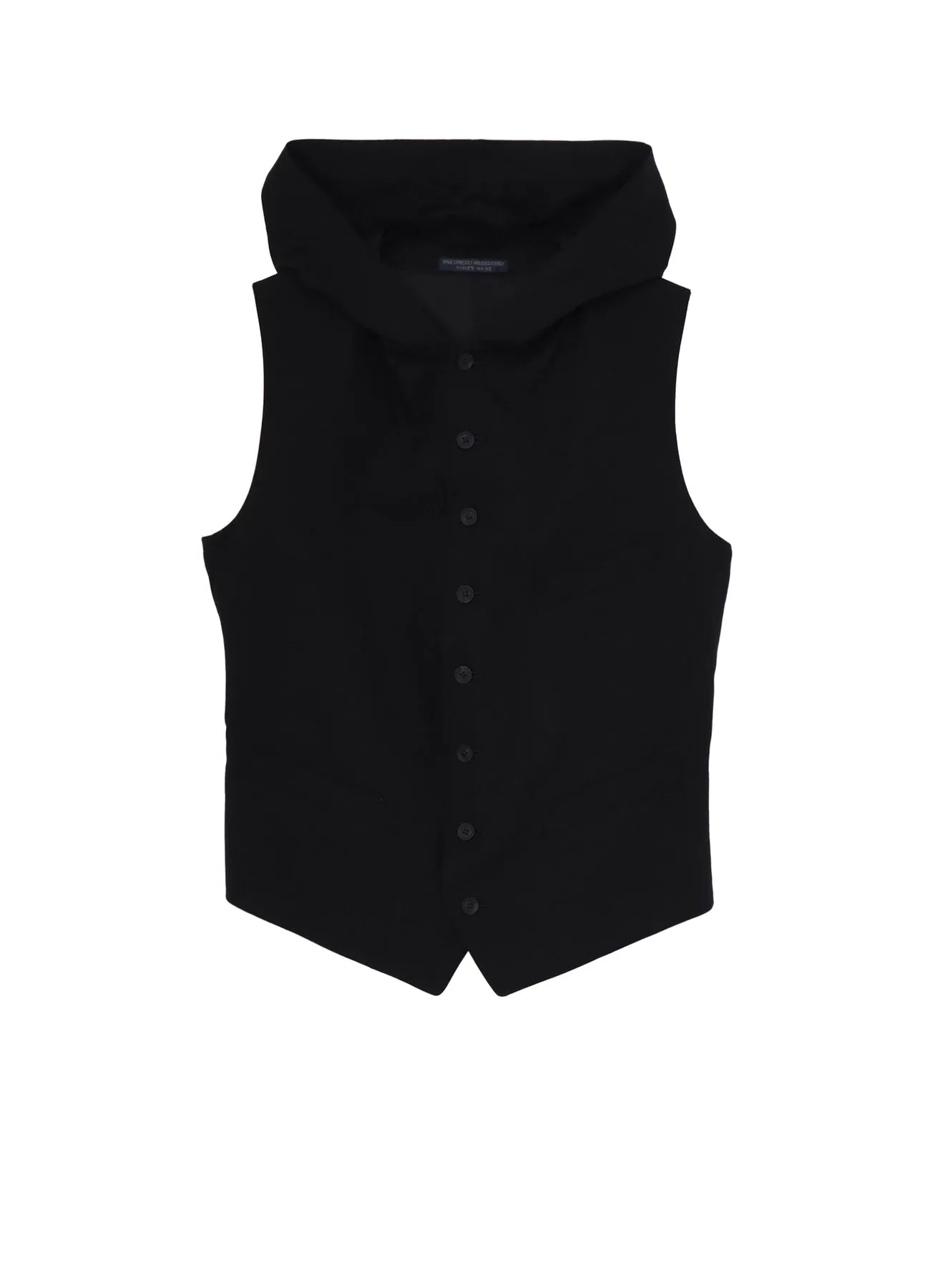 RE CELLULOSE GABARDINE HOODED VEST sold by Yohji Yamamoto