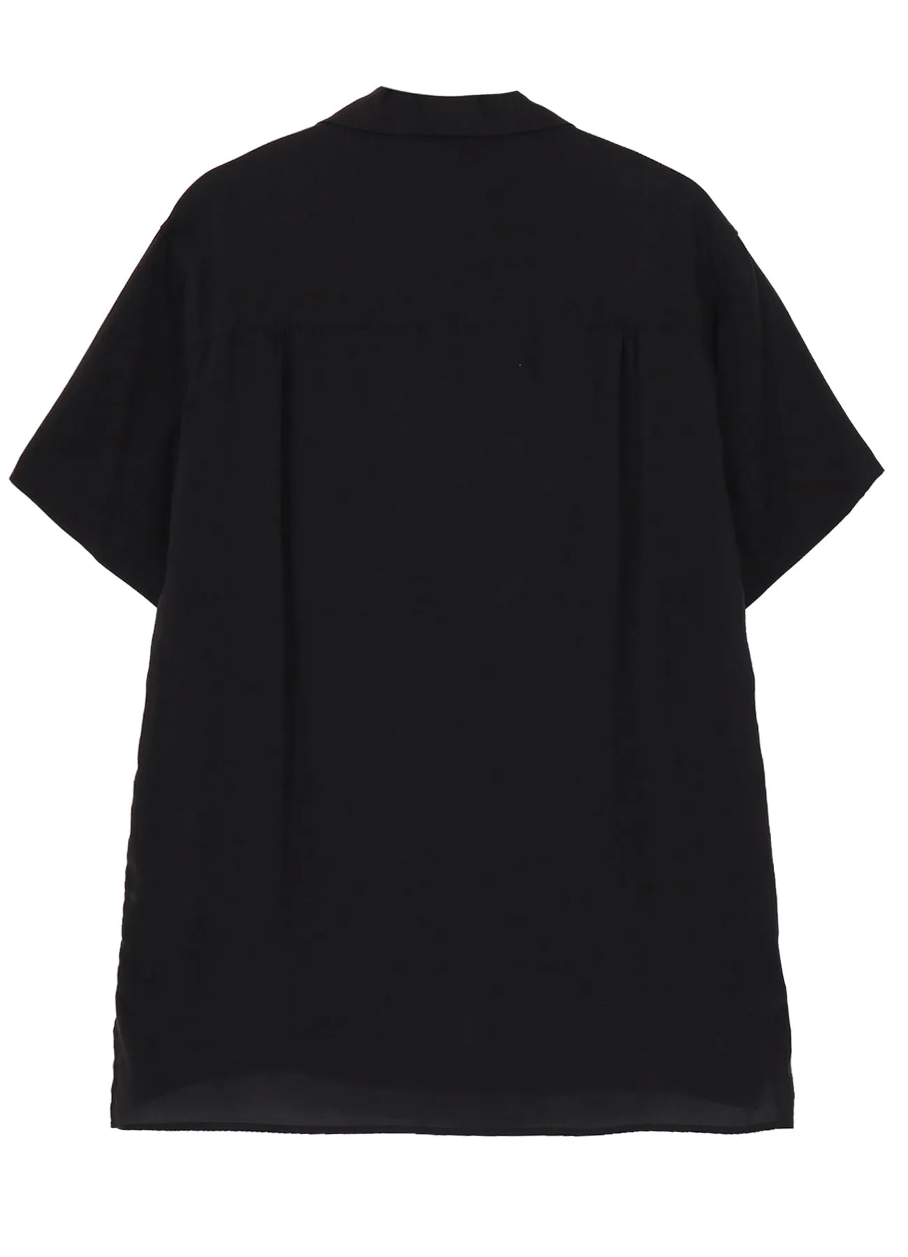 CELLLOSE LAWN PANEL OPEN COLLAR BLOUSE sold by Yohji Yamamoto product image thumbnail 3
