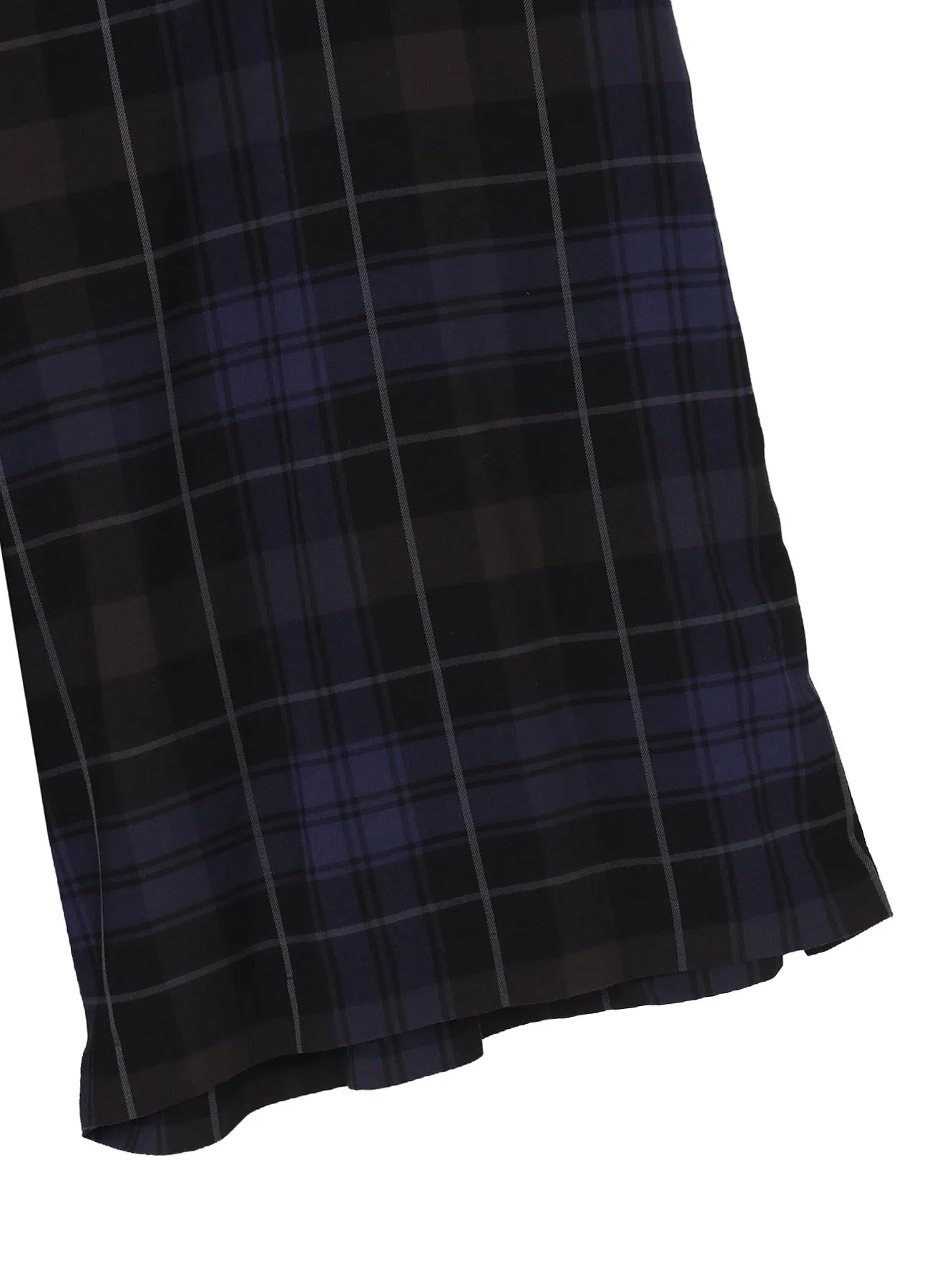 <PIECE UNIQUE>RY PLAID PLEATS PANEL PANTS sold by Yohji Yamamoto product image thumbnail 5