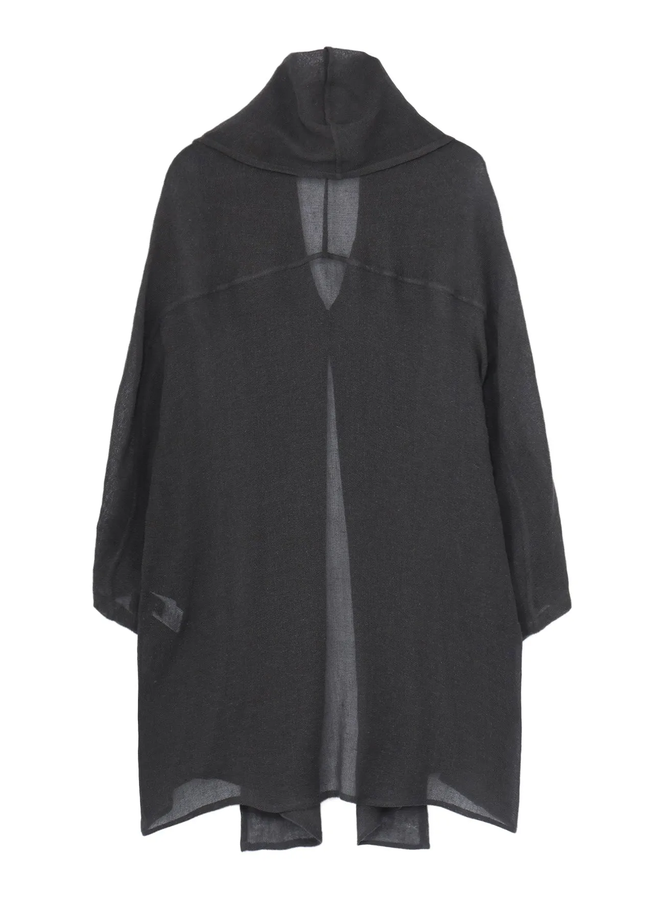 LENO CLOTH SCARF JACKET sold by Yohji Yamamoto product image thumbnail 3
