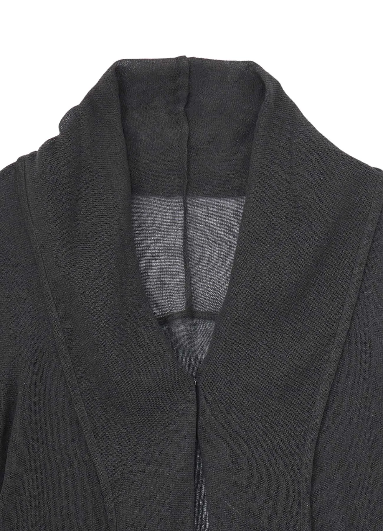 LENO CLOTH SCARF JACKET sold by Yohji Yamamoto product image thumbnail 4