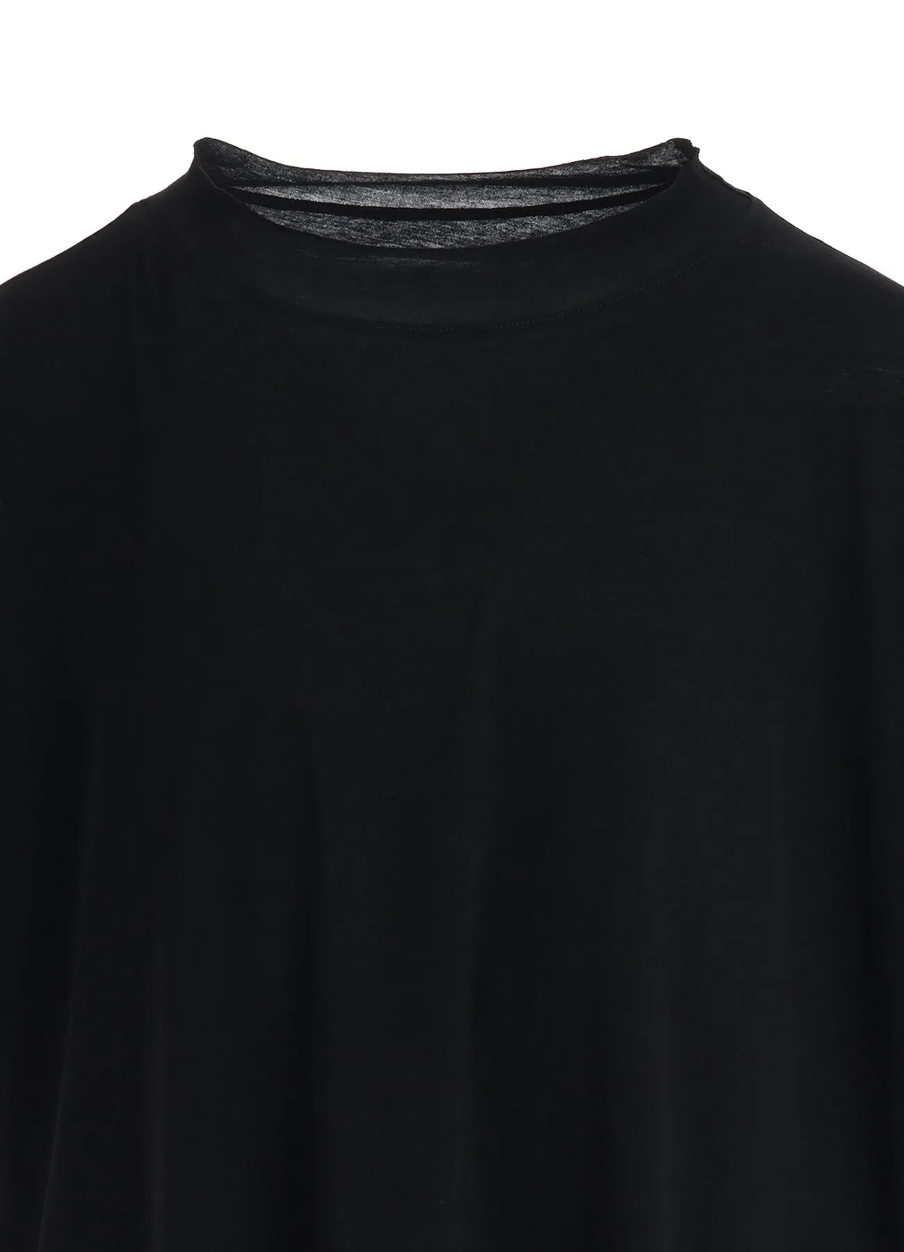 HIGH-TWIST COTTON JERSEY SHORT SLEEVE T sold by Yohji Yamamoto product image thumbnail 5