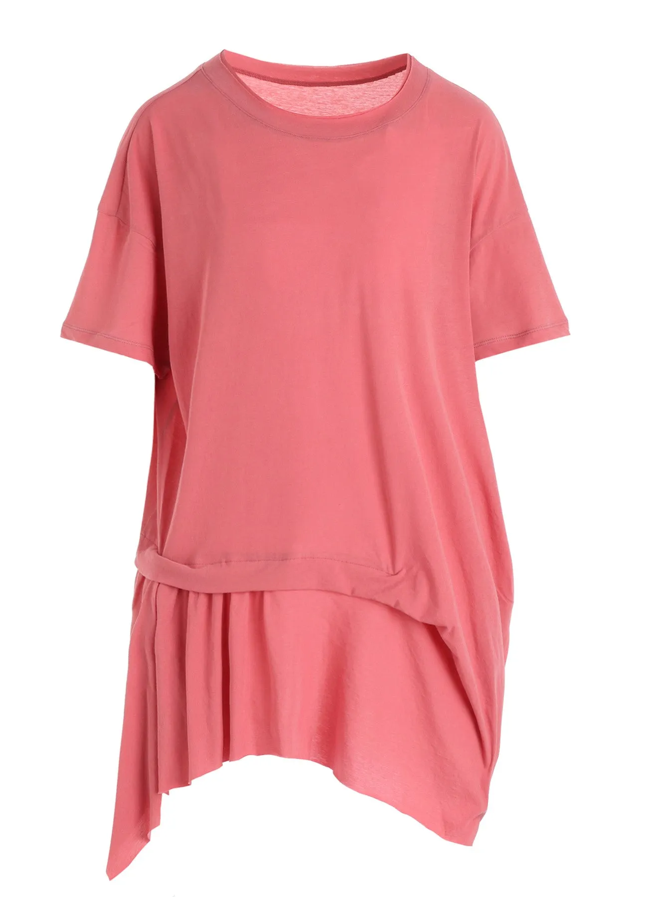 HIGH-TWIST COTTON JERSEY GATHERED T sold by Yohji Yamamoto product image thumbnail 2