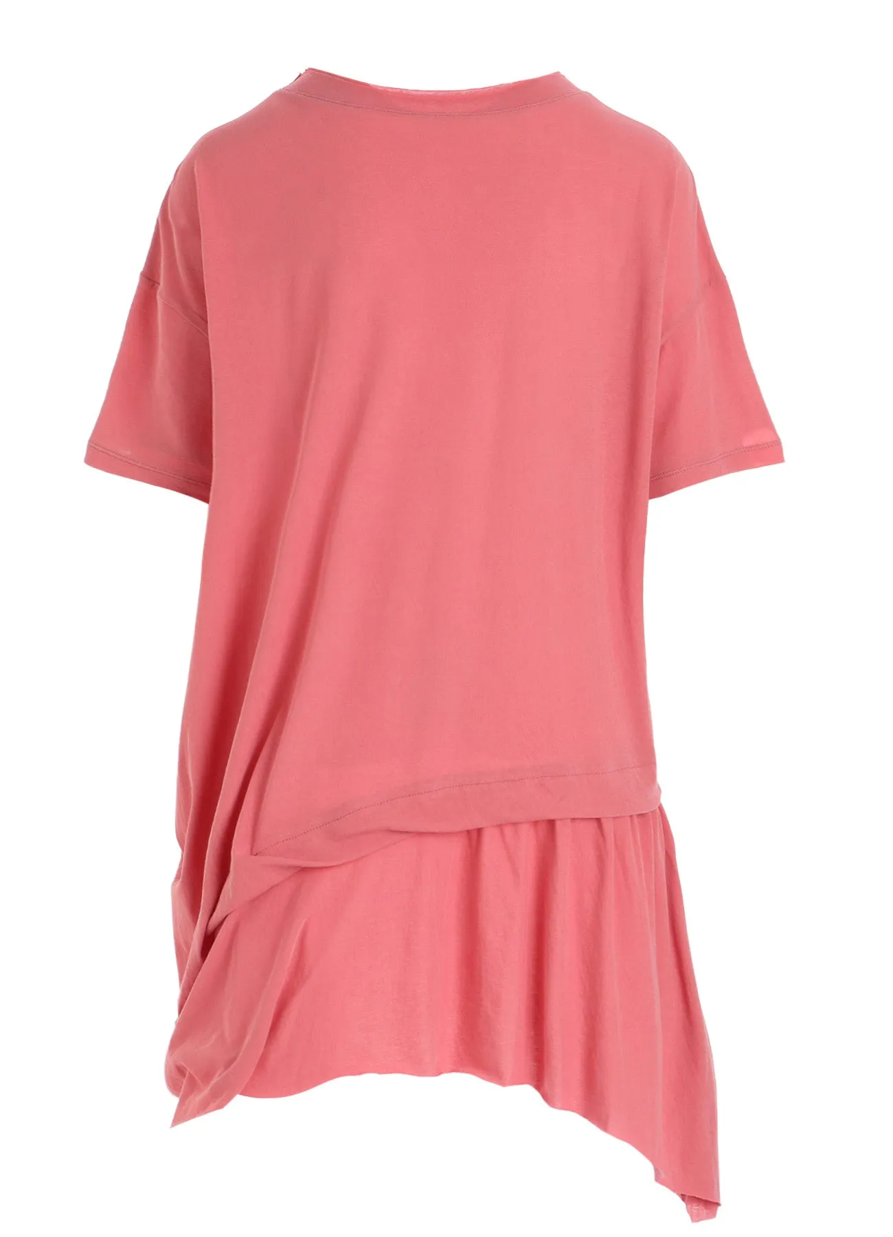 HIGH-TWIST COTTON JERSEY GATHERED T sold by Yohji Yamamoto product image thumbnail 4