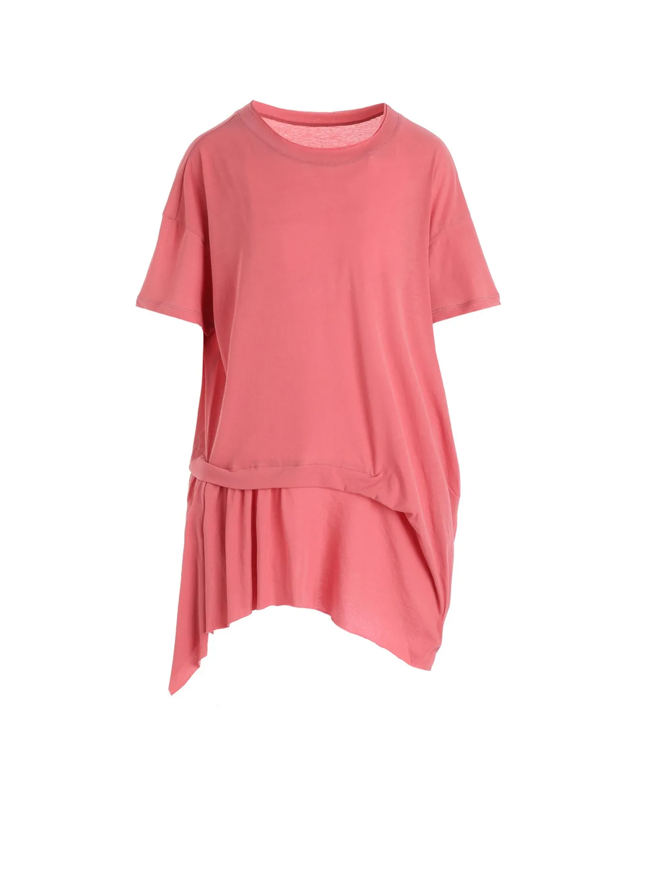 HIGH-TWIST COTTON JERSEY GATHERED T sold by Yohji Yamamoto